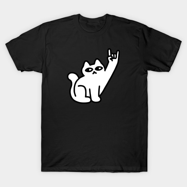 Cats Like Metal T-Shirt by obinsun